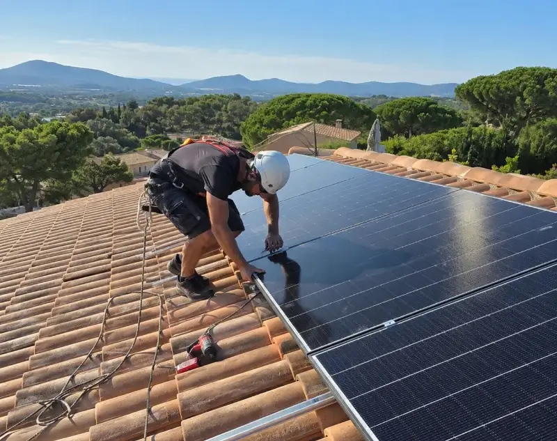 Installateur panneaux solaires Névian — pose photovoltaïque sur toiture