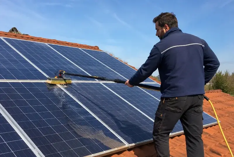Nettoyage et entretien de panneaux solaires à Névian
